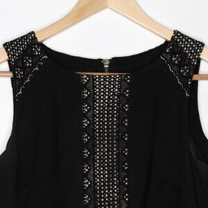 Nine West Black Dress with Lace Detail